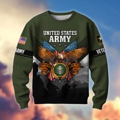 US ARMY GS10275 Lightweight Sweater Fleece Sweatshirt
