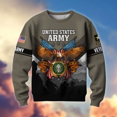 US ARMY GS10274 Lightweight Sweater Fleece Sweatshirt