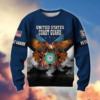 US COAST GUARD GS10283 Lightweight Sweater Fleece Sweatshirt
