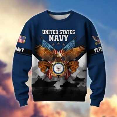 US NAVY GS10277 Lightweight Sweater Fleece Sweatshirt
