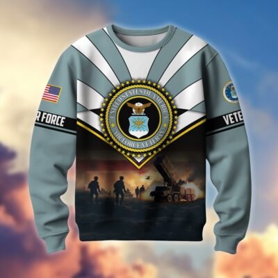 US AIR FORCE GS10244 Lightweight Sweater Fleece Sweatshirt