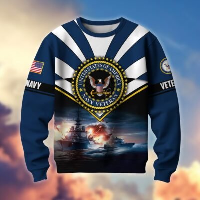 US NAVY GS10240 Lightweight Sweater Fleece Sweatshirt