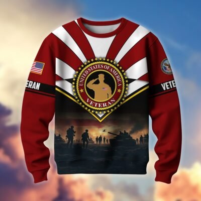 US VETERAN GS10248 Lightweight Sweater Fleece Sweatshirt