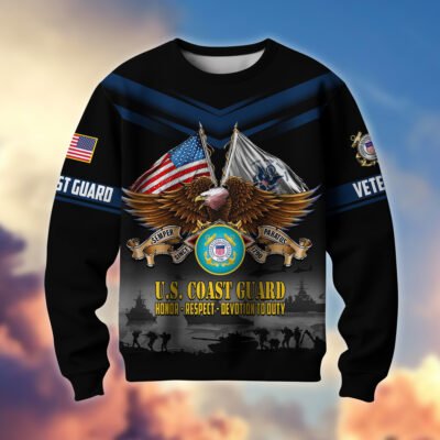 US COAST GUARD GS10258 Lightweight Sweater Fleece Sweatshirt