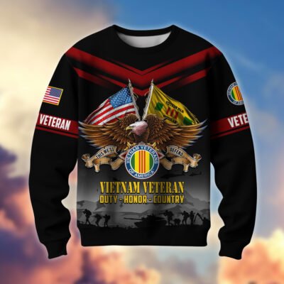 VIETNAM VETERAN GS10261 Lightweight Sweater Fleece Sweatshirt